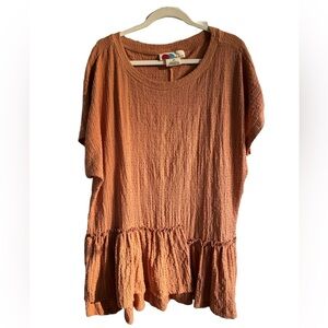 Free People Beach Orange Dress/ Coverup